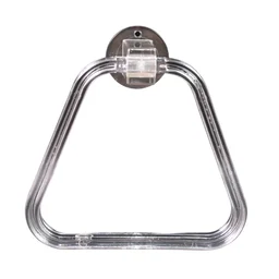 ABS Towel Ring Holder – Unbreakable Square Wall Mount | BathNova