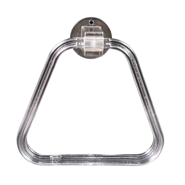 ABS Towel Ring Holder – Unbreakable Square Wall Mount | BathNova