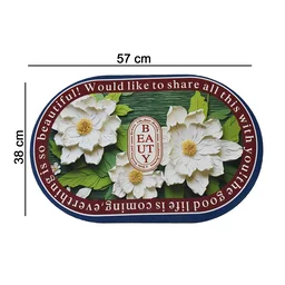 Absorbent Bath Mat – Quick-Dry Anti-Slip Floral Design | Mist & Relax