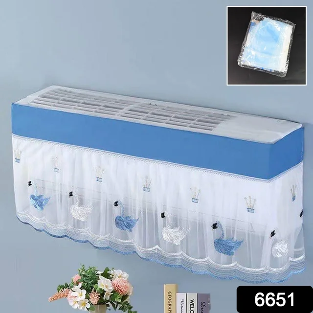 AC Dust Cover for 1 Ton Split AC – Designer & Washable | Velvet Wheels