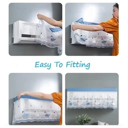 AC Dust Cover for 1 Ton Split AC – Designer & Washable | Velvet Wheels