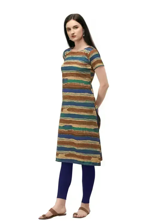 Women Printed Kurta Sy - L