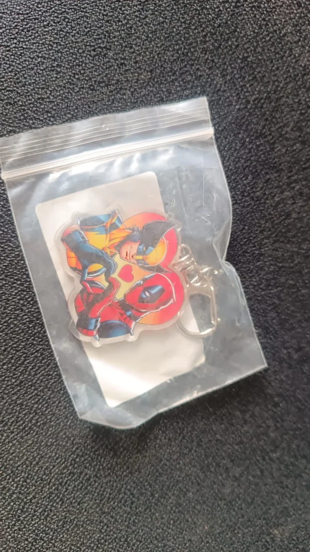 Acrylic Cartoon Character Keychain – Durable Metal Clip & Stylish Design