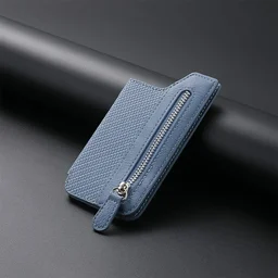 Adhesive Card Phone Holder – Zipper Pocket Wallet | Mobiléon