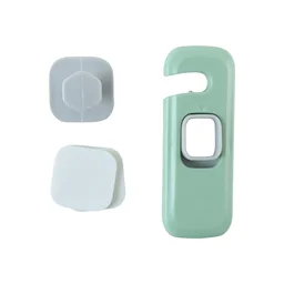 Adhesive Child Safety Lock for Refrigerator, Cabinet and Cupboard Doors (1 Pc)