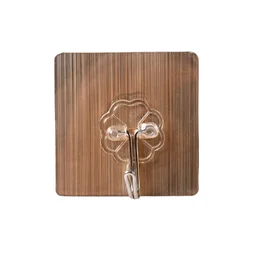 Adhesive Heavy-Duty Hook – Transparent & Strong Hold 6x6 cm