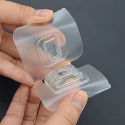Adhesive Hooks – Transparent Damage-Free Wall Hanging | GlimmerHome
