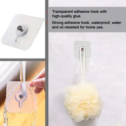 Adhesive Photo Frame Wall Hook – Strong, Damage-Free Hanging