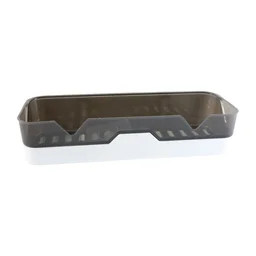 Adhesive Plastic Storage Shelf – Wall Mounted Space Saver