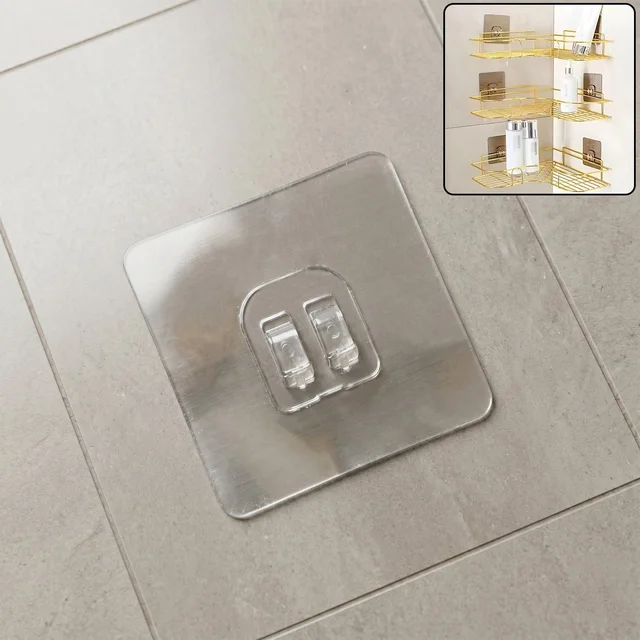 Adhesive Wall Hook – Transparent, Heavy Duty | GlimmerHome