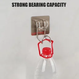 Adhesive Wall Hook – Transparent, Heavy Duty | GlimmerHome