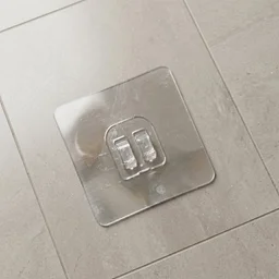 Adhesive Wall Hook – Transparent, Heavy Duty | GlimmerHome