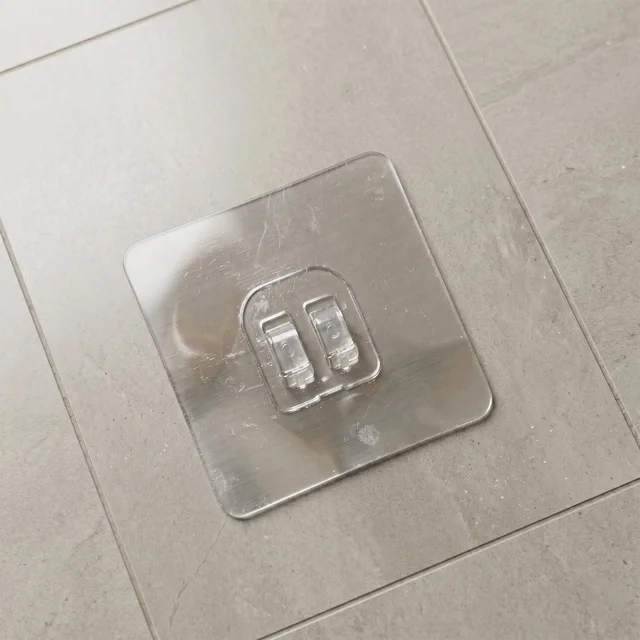 Adhesive Wall Hook – Transparent, Heavy Duty | GlimmerHome