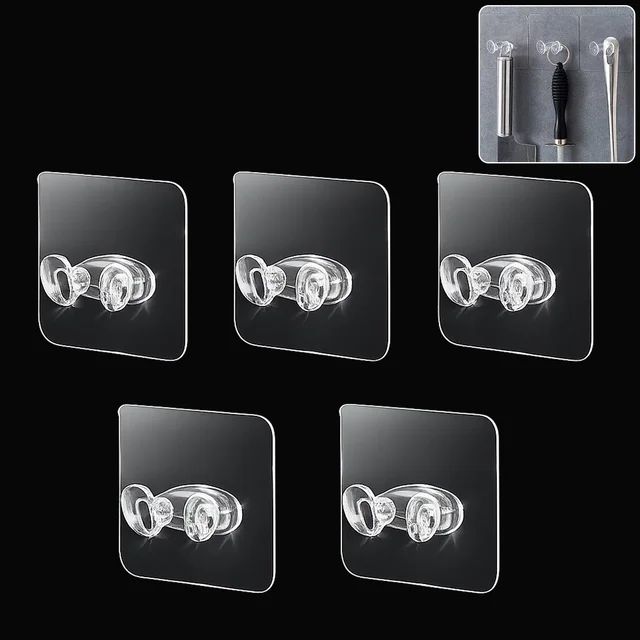 Adhesive Wall Hooks – Strong Hold & No Damage Walls