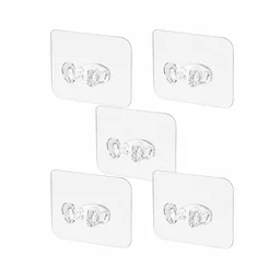 Adhesive Wall Hooks – Strong Hold & No Damage Walls