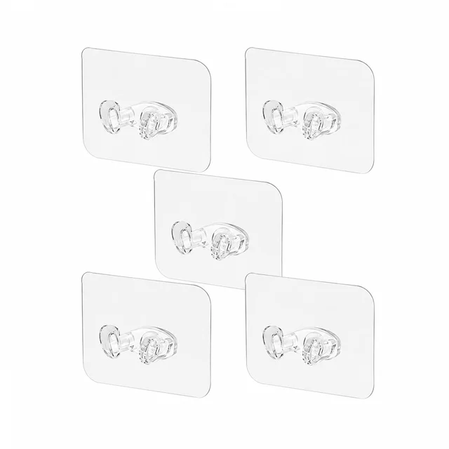 Adhesive Wall Hooks – Strong Hold & No Damage Walls