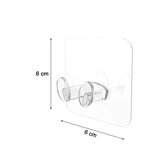 Adhesive Wall Hooks – Strong Hold & No Damage Walls