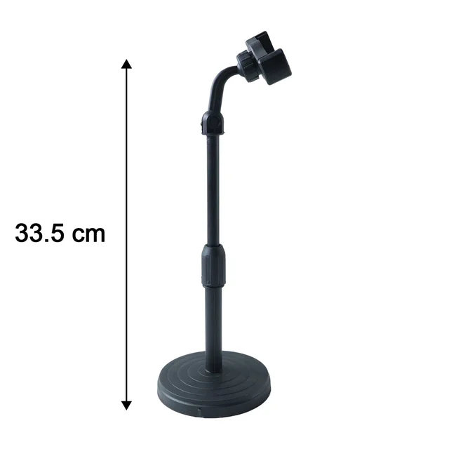 Adjustable 360° Rotating Phone Holder – Stable, Universal Fit for Desk
