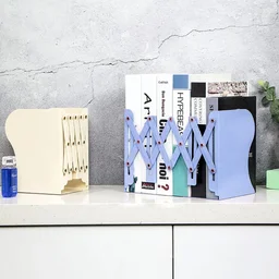 Adjustable Book Organizer Stand – Expandable, Space-Saving Design