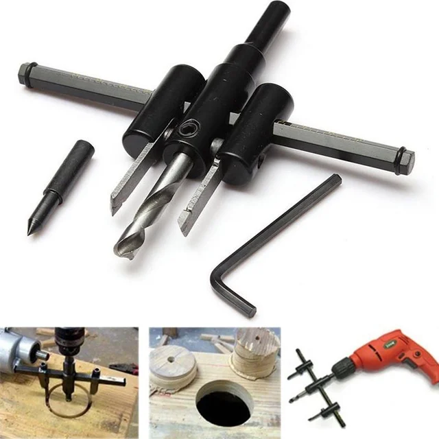 Adjustable Circle Hole Saw – Versatile 30-120mm Cuts | BoltForce