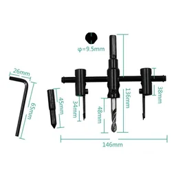Adjustable Circle Hole Saw – Versatile 30-120mm Cuts | BoltForce