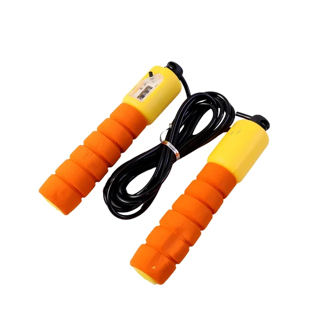 Adjustable Fitness Jump Rope – Digital Counter & Anti-Slip Grip