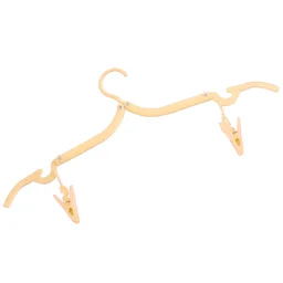 Adjustable Folding Clothes Hanger with Clips for Versatile Use