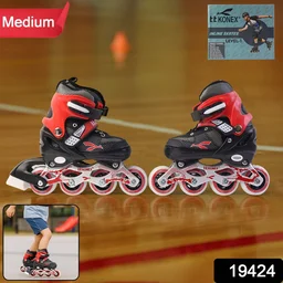 Adjustable Inline Skates – Medium Size with Aluminum Frame