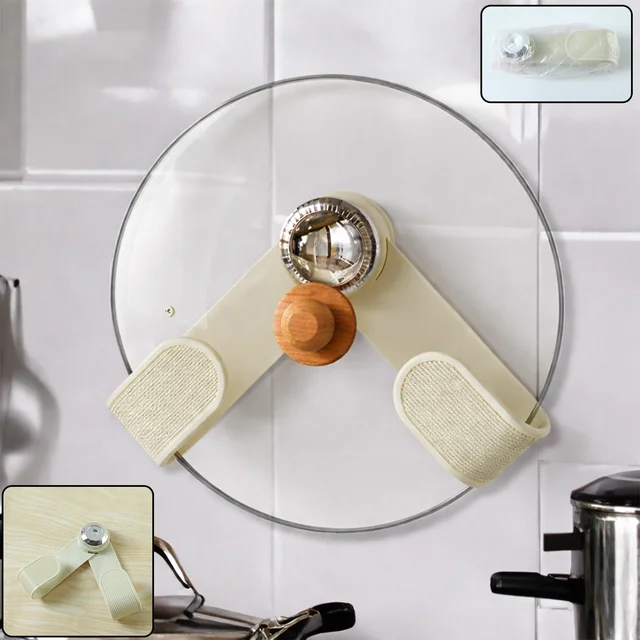 Adjustable Kitchen Pot Lid Holder – Space-Saving & Heat Resistant