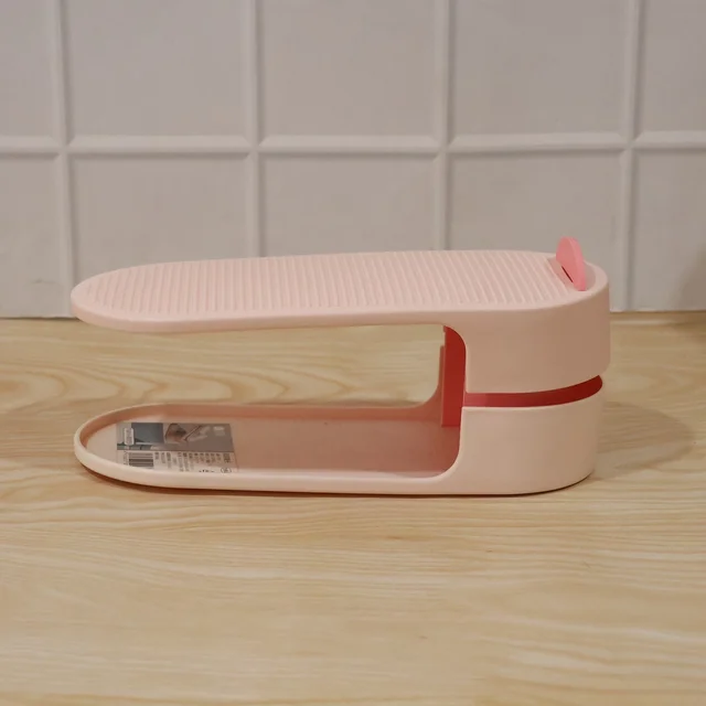 Adjustable Shoe Storage Rack – Space-Saving & Stackable Design