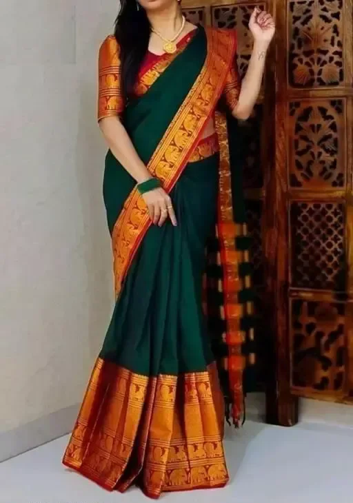 Narayanpet Cotton saree - Free Size
