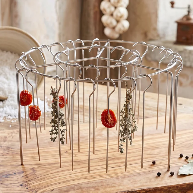 Air Fryer Skewer Stand Stainless Steel BBQ Kebab Rack Holder (1 Set)