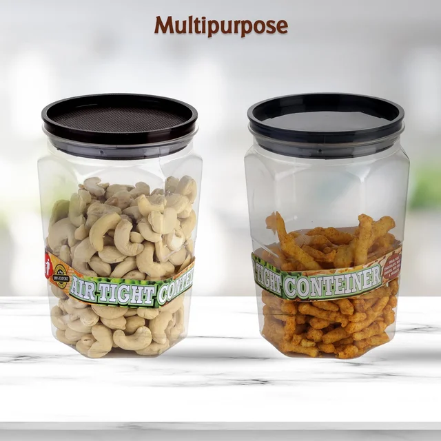Air Tight Kitchen Storage Container – 1100ml Set of 6 | Velvet Wheels