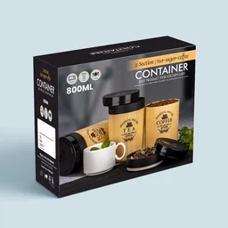 Airtight Food Containers – 3 Pc Tea Coffee Sugar Set | Tidy Table