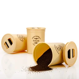 Airtight Food Containers – 3 Pc Tea Coffee Sugar Set | Tidy Table