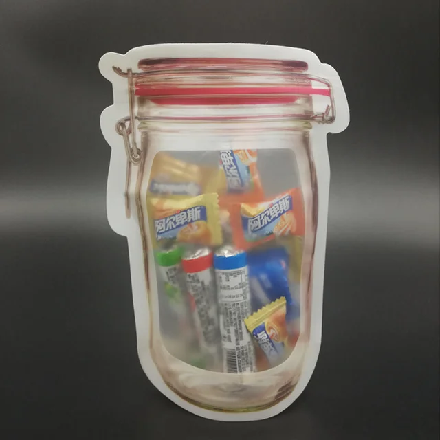 Airtight Food Storage Bag – Reusable Zipper Pouch 500ml | Organivo