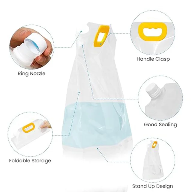 Airtight Food Storage Bag with Handle – Leakproof & Portable 25x21 cm
