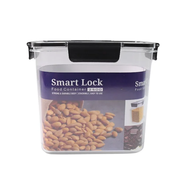 Airtight Food Storage Container – 2500ml with Easy Snap Lid