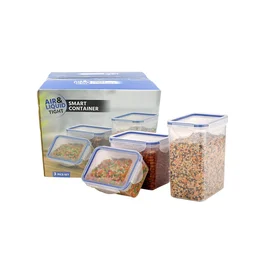 Airtight Food Storage Containers – Set of 3 with Leak-Proof Lids | Organivo