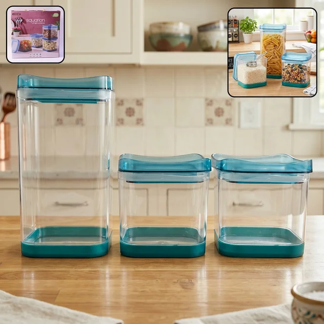 Airtight Food Storage Containers – Space-Saving & Leak-Proof Design