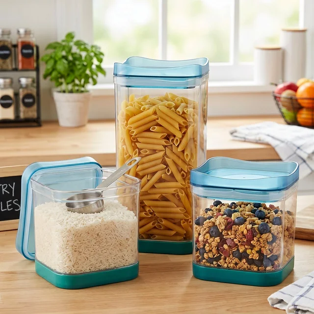 Airtight Food Storage Containers – Space-Saving & Leak-Proof Design