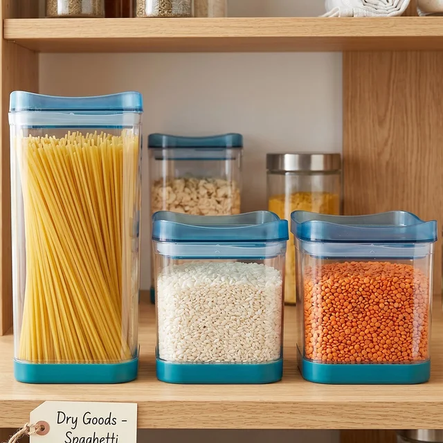 Airtight Food Storage Containers – Space-Saving & Leak-Proof Design