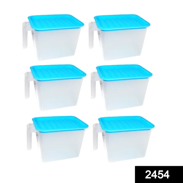 Airtight Kitchen Storage Containers – 1000ml Set of 6 | Velvet Wheels