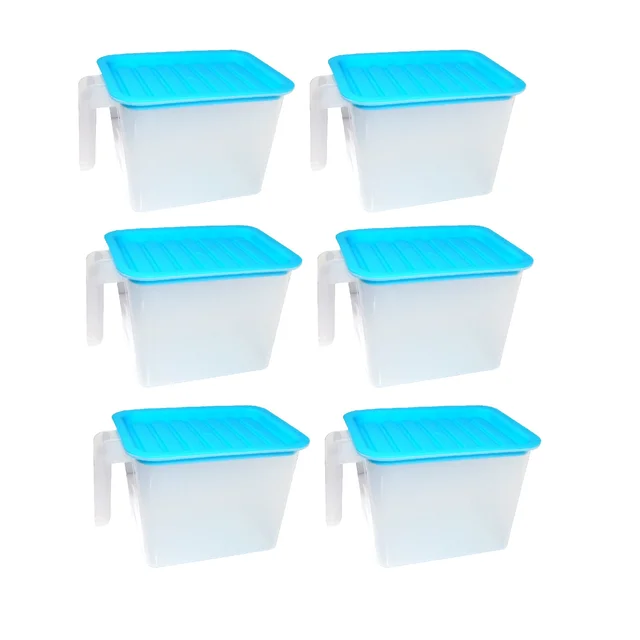 Airtight Kitchen Storage Containers – 1000ml Set of 6 | Velvet Wheels