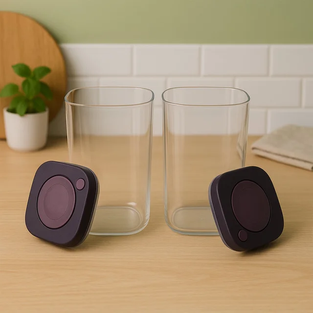 Airtight Kitchen Storage Containers – 2 Pc Set 1200ml Each