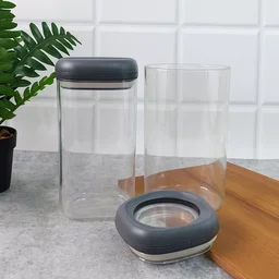 Airtight Kitchen Storage Containers – 2 Pc Set, 1500 ml Each