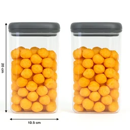 Airtight Kitchen Storage Containers – 2 Pc Set, 1500 ml Each