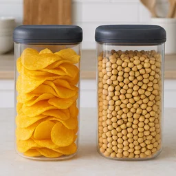Airtight Kitchen Storage Containers – 2 Pc Set, 1500 ml Each