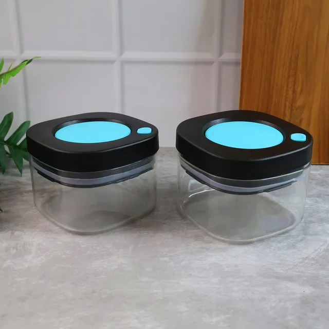 Airtight Kitchen Storage Containers – 2 Pc Set 500 ml for Freshness