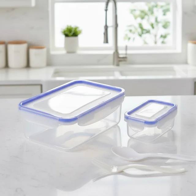 Airtight Lunch Box – 4-Side Lock, BPA-Free | Lunchie Bunchie